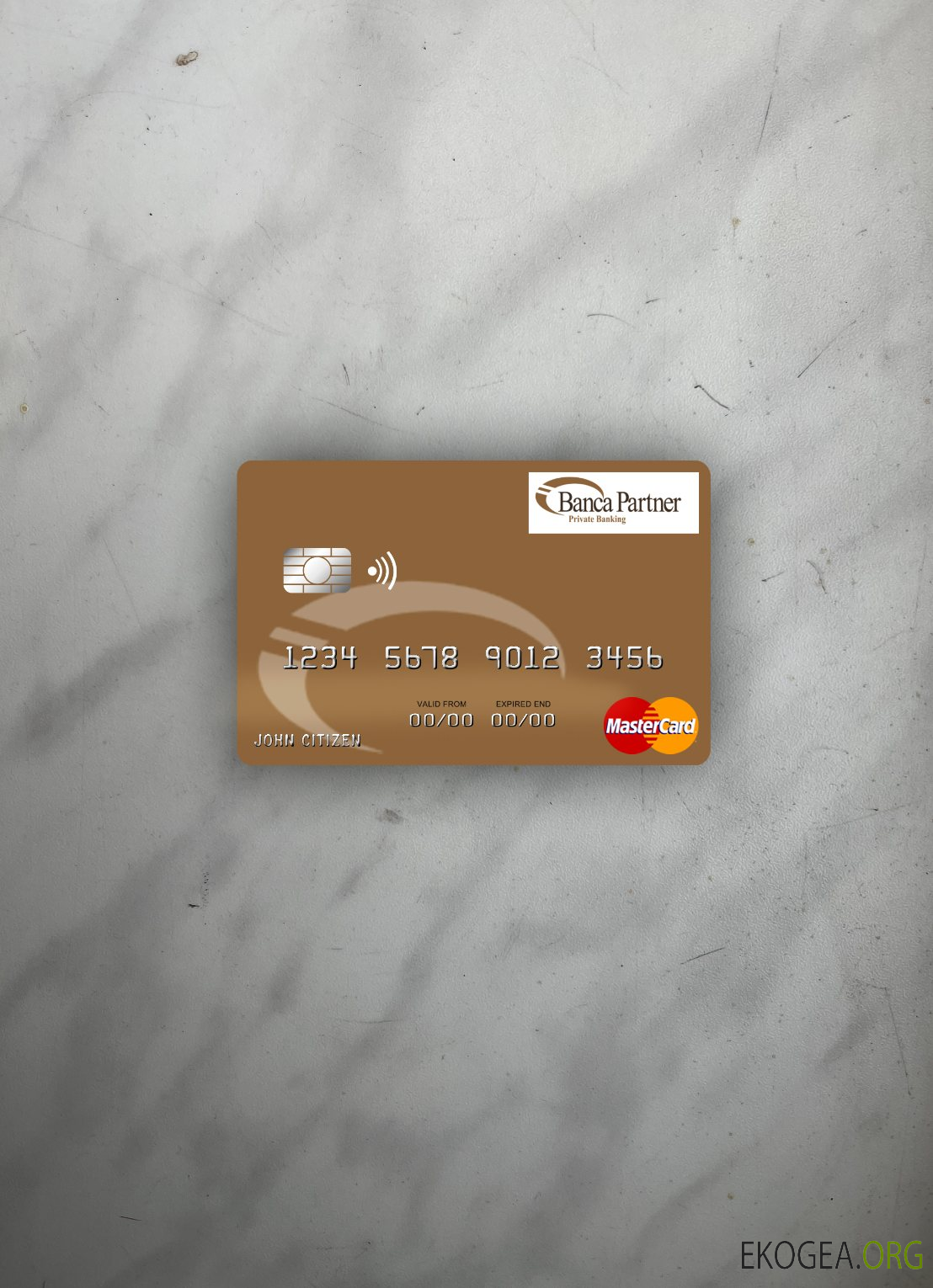 San Marino Banca Partner mastercard photolook recto